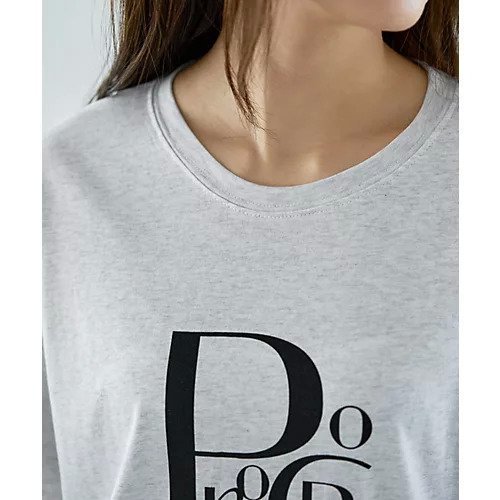 【スタイルデリ/STYLE DELI】のデザイン配置ロゴTシャツ 人気、トレンドファッション・服の通販 founy(ファニー) 　ファッション　Fashion　レディースファッション　Fashion for Women　トップス・カットソー　Cut & Sew Tops　シャツ・ブラウス・オフィスカジュアル　Elegant Blouses & Button-Ups　ロングTシャツ・Tシャツ　Longline T-Shirts & Tees　イエロー　Yellow　カーディガン　Cardigan, Knitwear　サロペット　Overalls, Salopette　ショルダー　Shoulder, Shoulder Strap　ジャケット　Jacket, Outerwear　ストレート　Straight, Straight Cut　スリット　Slit, Slit Detail　ドロップ　Drop Shoulder, Dropped Style　バランス　Balance, Style Balance　半袖　Short Sleeve, Half Sleeve　マーブル　Marble, Marble Pattern　夏　Summer　other-3|ID: prp329100004636062 ipo3291000000033394803