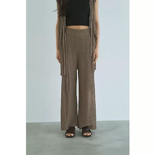 【マージュール/marjour】のTEXTURED KNIT PANTS インテリア・キッズ・メンズ・レディースファッション・服の通販 founy(ファニー) https://founy.com/ ファッション Fashion レディースファッション Fashion for Women パンツ Pants & Trousers サマー Summer, Summer Style シンプル Simple, Minimal ストレッチ Stretch, Stretchy Fabric セットアップ Set-Up, Coordinated Outfit フロント Front, Front Design ポケット Pocket, Pocket Detail リブニット Rib Knit, Ribbed Knit リラックス Relax, Relaxed Fit おすすめ Recommended / Our Picks |ID: prp329100004636064 ipo3291000000033394819