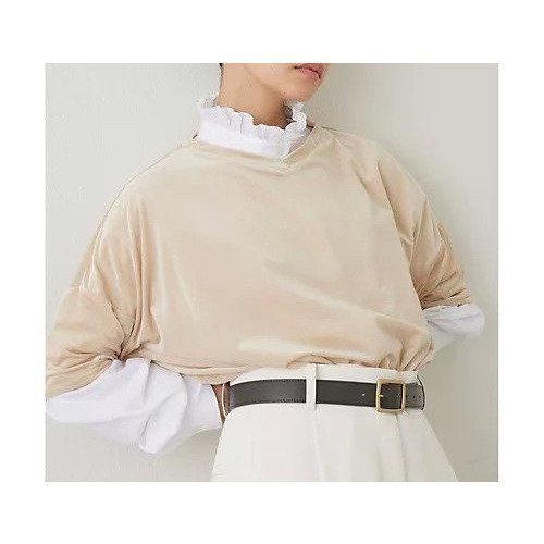 【ウィムガゼット/Whim Gazette】の【THE PAUSE】シアーベロアTEE 人気、トレンドファッション・服の通販 founy(ファニー) 　ファッション　Fashion　レディースファッション　Fashion for Women　トップス・カットソー　Cut & Sew Tops　ベロアトップス　Velour Tops / Velvet-Look Items　ヴィンテージ　Vintage Style　クール　Cool, Chic　グラデーション　Gradient, Ombre　ベロア　Velour, Soft Velvet　ワーク　Workwear, Utility Style　おすすめ　Recommended / Our Picks　エレガント 上品　Elegant　2025年　2025　2025-2026秋冬・A/W　Autumn/Winter 2025–26 AW25–26　other-2|ID: prp329100004636653 ipo3291000000033407053