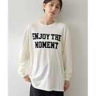 【ウィムガゼット/Whim Gazette】のフロッキープリントロングTシャツ オフホワイト|ID: prp329100004636661 ipo3291000000033407101