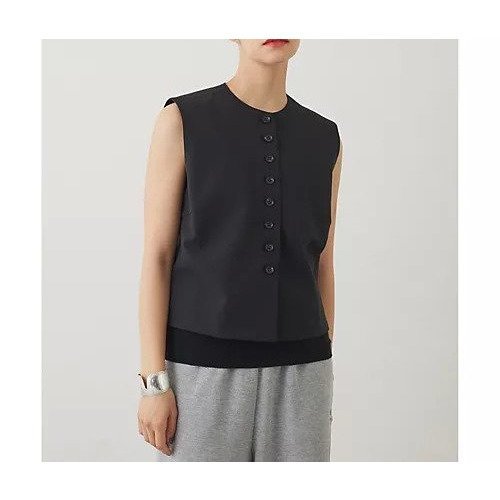 【ウィムガゼット/Whim Gazette】の【THE PAUSE】トロコンパクトジレ 人気、トレンドファッション・服の通販 founy(ファニー) 　ファッション　Fashion　レディースファッション　Fashion for Women　アウター　Coat / Outerwear Collection　トップス・カットソー　Cut & Sew Tops　ベスト&ジレ / 重ね着スタイル　Vests & Gilets　インナー　Innerwear　ウォッシャブル　Machine Washable　ヴィンテージ　Vintage Style　グラデーション　Gradient, Ombre　コンパクト　Compact, Small Size　セットアップ　Set-Up, Coordinated Outfit　タンク　Tank Top, Sleeveless Top　ハイネック　High Neck, Mock Neck　マニッシュ　Mannish, Boyish　ワーク　Workwear, Utility Style　おすすめ　Recommended / Our Picks　2025年　2025　2025-2026秋冬・A/W　Autumn/Winter 2025–26 AW25–26　other-3|ID: prp329100004636688 ipo3291000000033407286
