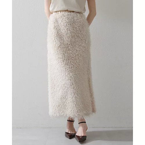 【ウィムガゼット/Whim Gazette】の【THE PAUSE】ボリュームフリンジスカート 人気、トレンドファッション・服の通販 founy(ファニー) 　ファッション　Fashion　レディースファッション　Fashion for Women　スカート　Skirts　ヴィンテージ　Vintage Style　グラデーション　Gradient, Ombre　サテン　Satin, Glossy Fabric　シンプル　Simple, Minimal　スリット　Slit, Slit Detail　フリンジ　Fringe, Tassel　ミックス　Mix, Mixed Style　モダン　Modern, Contemporary　ワーク　Workwear, Utility Style　2025年　2025　2025-2026秋冬・A/W　Autumn/Winter 2025–26 AW25–26　other-3|ID: prp329100004636691 ipo3291000000033407303