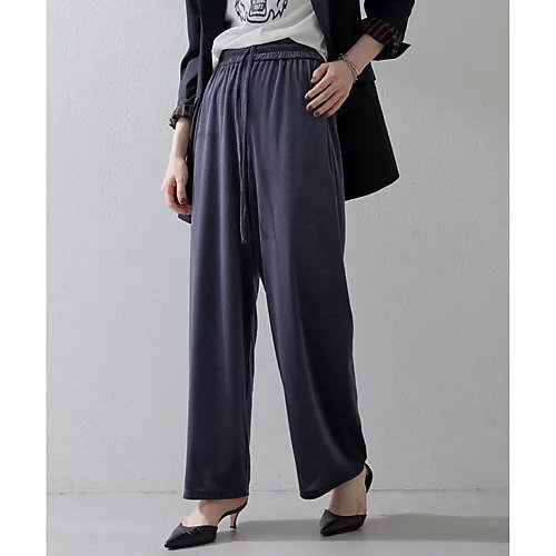 【ウィムガゼット/Whim Gazette】の【THE PAUSE】シアーベロアパンツ 人気、トレンドファッション・服の通販 founy(ファニー) 　ファッション　Fashion　レディースファッション　Fashion for Women　パンツ　Pants & Trousers　ヴィンテージ　Vintage Style　クール　Cool, Chic　グラデーション　Gradient, Ombre　ベロア　Velour, Soft Velvet　ワイド　Wide, Wide Fit　ワーク　Workwear, Utility Style　おすすめ　Recommended / Our Picks　エレガント 上品　Elegant　2025年　2025　2025-2026秋冬・A/W　Autumn/Winter 2025–26 AW25–26　 other-1|ID: prp329100004636701 ipo3291000000033407360