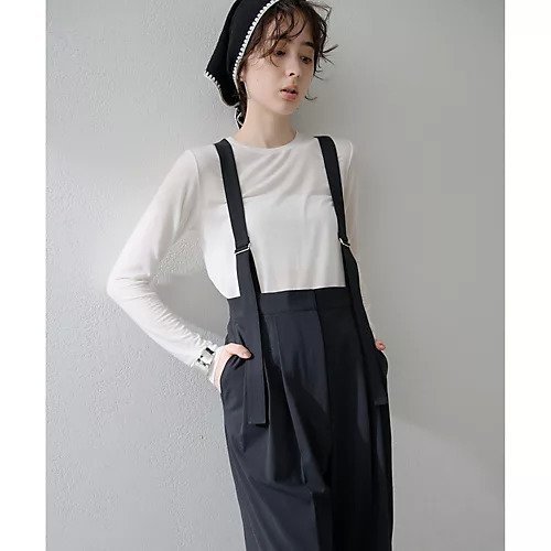 【ウィムガゼット/Whim Gazette】の【THE PAUSE】トロサスペパンツ インテリア・キッズ・メンズ・レディースファッション・服の通販 founy(ファニー) 　ファッション　Fashion　レディースファッション　Fashion for Women　パンツ　Pants & Trousers　ウォッシャブル　Machine Washable　ヴィンテージ　Vintage Style　グラデーション　Gradient, Ombre　サスペンダー　Suspenders, Braces　スラックス　Slacks, Dress Pants　セットアップ　Set-Up, Coordinated Outfit　マニッシュ　Mannish, Boyish　ワイド　Wide, Wide Fit　ワーク　Workwear, Utility Style　おすすめ　Recommended / Our Picks　2025年　2025　2025-2026秋冬・A/W　Autumn/Winter 2025–26 AW25–26　ブラック|ID: prp329100004636705 ipo3291000000033407391