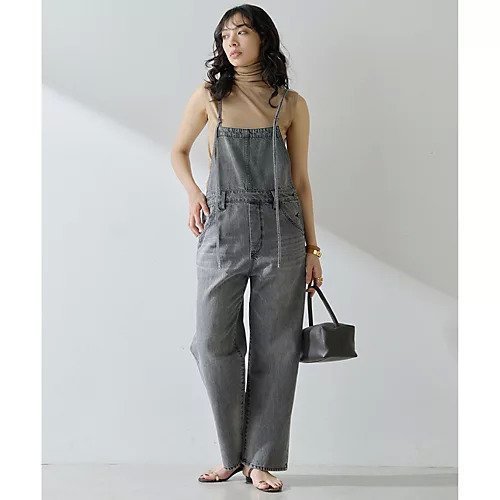 【ウィムガゼット/Whim Gazette】のコットンヘンプデニムオールインワン 人気、トレンドファッション・服の通販 founy(ファニー) 　ファッション　Fashion　レディースファッション　Fashion for Women　ワンピース　Dresses　オールインワン・ワンピース　Dresses and Jumpsuits　吸水　Absorbent, Quick-Dry　ストレート　Straight, Straight Cut　デニム　Denim, Jeans Material　ドレープ　Drape, Draping Fabric　ユーズド　Used, Vintage-Look　2025年　2025　2025-2026秋冬・A/W　Autumn/Winter 2025–26 AW25–26　other-3|ID: prp329100004636709 ipo3291000000033407427