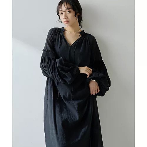 【ウィムガゼット/Whim Gazette】のコットンシフォンワンピース 人気、トレンドファッション・服の通販 founy(ファニー) 　ファッション　Fashion　レディースファッション　Fashion for Women　ワンピース　Dresses　ギャザー　Gathered, Ruffled　シフォン　Chiffon, Lightweight Fabric　長袖　Long Sleeve, Full Sleeve　ハイネック　High Neck, Mock Neck　フェミニン　Feminine, Girly　フレア　Flare, Flared　ベビー　Baby, Babywear　ペチコート　Petticoat, Underskirt　ロマンティック　Romantic, Feminine Style　2025年　2025　2025-2026秋冬・A/W　Autumn/Winter 2025–26 AW25–26　other-3|ID: prp329100004636713 ipo3291000000033407456