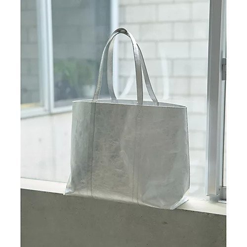 【ウィムガゼット/Whim Gazette】の【THE PAUSE】ペーパートート L 人気、トレンドファッション・服の通販 founy(ファニー) 　ファッション　Fashion　レディースファッション　Fashion for Women　バッグ　Bags　ヴィンテージ　Vintage Style　グラデーション　Gradient, Ombre　軽量　Lightweight, Ultra Light　シルバー　Silver, Metallic Silver　ペーパー　Paper, Kraft Paper　ポケット　Pocket, Pocket Detail　ワーク　Workwear, Utility Style　ビジネス 仕事 通勤　Business / Work / Commuting　2025年　2025　2025-2026秋冬・A/W　Autumn/Winter 2025–26 AW25–26　other-2|ID: prp329100004636720 ipo3291000000033407505