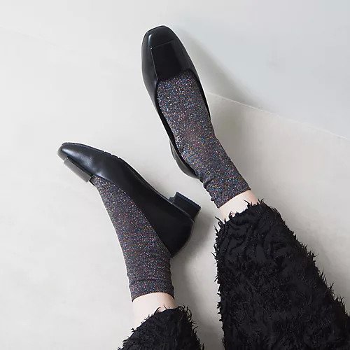 【エンチャンテッド/enchanted】の【晴雨兼用】スクエアプレートモチーフパンプス インテリア・キッズ・メンズ・レディースファッション・服の通販 founy(ファニー) 　ファッション　Fashion　レディースファッション　Fashion for Women　クッション　Cushion, Throw Pillow　コンビ　Combo, Combination Style　シューズ　Shoes, Footwear　ハンド　Hand, Handmade　バランス　Balance, Style Balance　プレート　Plate, Dish　モチーフ　Motif, Design Theme　おすすめ　Recommended / Our Picks　ブラックコンビ|ID: prp329100004636728 ipo3291000000034604568