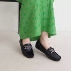 【エンチャンテッド/enchanted】のインヒールチェーンモチーフソフトモカシン ブラック|ID: prp329100004636731 ipo3291000000034463949