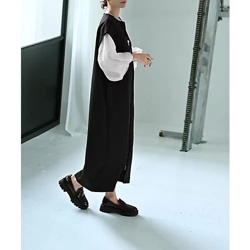 【スタイルデリ/STYLE DELI】の【Kana Oyama BLK001】ジップジレワンピース 人気、トレンドファッション・服の通販 founy(ファニー) 　ファッション　Fashion　レディースファッション　Fashion for Women　アウター　Coat / Outerwear Collection　インナー　Innerwear　カットソー　Cut and Sewn Top　コラボ　Collaboration, Collab　シンプル　Simple, Minimal　スタイリッシュ　Stylish, Fashionable　スリット　Slit, Slit Detail　チュール　Tulip, Tulip Motif　定番　Standard, Basic Item　バランス　Balance, Style Balance　バルーン　Balloon, Balloon Silhouette　ベーシック　Basic, Essential　リラックス　Relax, Relaxed Fit　冬　Winter / This Winter　おすすめ　Recommended / Our Picks　旅行　Travel　エレガント 上品　Elegant　other-2|ID: prp329100004636840 ipo3291000000033408848
