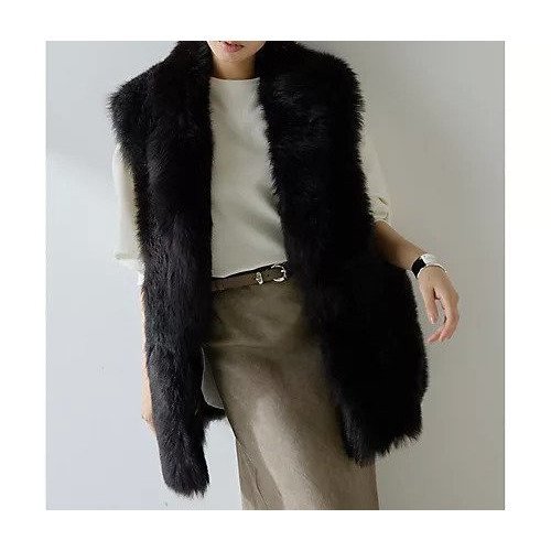 【ウィムガゼット/Whim Gazette】のムートンファージレ 人気、トレンドファッション・服の通販 founy(ファニー) 　ファッション　Fashion　レディースファッション　Fashion for Women　アウター　Coat / Outerwear Collection　トップス・カットソー　Cut & Sew Tops　ベスト&ジレ / 重ね着スタイル　Vests & Gilets　シンプル　Simple, Minimal　ストレート　Straight, Straight Cut　バランス　Balance, Style Balance　ベスト　Vest, Waistcoat　ムートン　Shearling, Mouton　リラックス　Relax, Relaxed Fit　A/W・秋冬　Autumn/Winter　エレガント 上品　Elegant　2025年　2025　2025-2026秋冬・A/W　Autumn/Winter 2025–26 AW25–26　other-2|ID: prp329100004637929 ipo3291000000033424118
