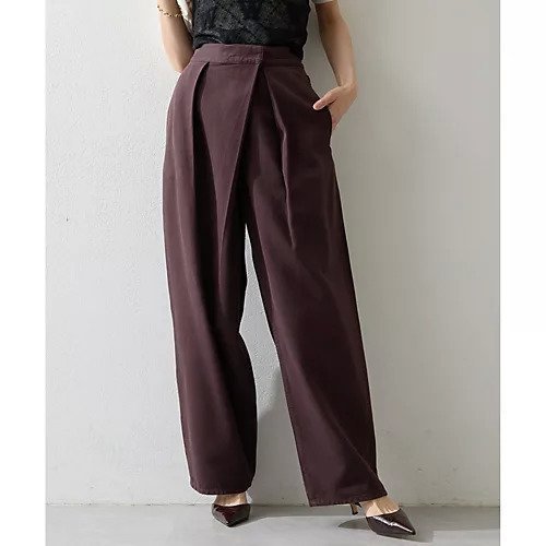 【ウィムガゼット/Whim Gazette】のラップデニムパンツ 人気、トレンドファッション・服の通販 founy(ファニー) 　ファッション　Fashion　レディースファッション　Fashion for Women　パンツ　Pants & Trousers　デニムパンツ・ジーンズ・美脚デニム　Denim Jeans & Pants　セットアップ　Set-Up, Coordinated Outfit　デニム　Denim, Jeans Material　ドレープ　Drape, Draping Fabric　ブリーチ　Bleach, Washed Finish　ラップ　Wrap, Wrap Design　ワイド　Wide, Wide Fit　おすすめ　Recommended / Our Picks　2025年　2025　2025-2026秋冬・A/W　Autumn/Winter 2025–26 AW25–26　other-3|ID: prp329100004637930 ipo3291000000033424135