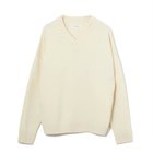【イーバイエクラ/E by eclat】のカシミヤ混浅Vネックニット 人気、トレンドファッション・服の通販 founy(ファニー) ファッション Fashion レディースファッション Fashion for Women トップス・カットソー Cut & Sew Tops ニット Knit Tops & Sweaters Vネックトップス V-Neck Tops / V-Cut Neckline Shirts ミドル Middle Length, Mid Height 別注 Limited Edition, Custom Order thumbnail オフホワイト|ID: prp329100004639145 ipo3291000000033439039