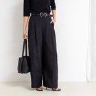 【ノーリーズ/NOLLEY'S】の【WEB&一部店舗限定色アイテム】ウォッシャブルクラッシュサテンワイドパンツ ブラック|ID: prp329100004639155 ipo3291000000033439132
