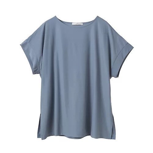 【ジュリエ/Julier】のライトプライム オーバートップス インテリア・キッズ・メンズ・レディースファッション・服の通販 founy(ファニー) 　ファッション　Fashion　レディースファッション　Fashion for Women　トップス・カットソー　Cut & Sew Tops　スポーツウェア　Functional & Stylish Sportswear　コレクション　Collection, Seasonal Line　ショルダー　Shoulder, Shoulder Strap　ストレッチ　Stretch, Stretchy Fabric　スリット　Slit, Slit Detail　ドロップ　Drop Shoulder, Dropped Style　半袖　Short Sleeve, Half Sleeve　無地　Plain, Solid Color　ヨガ　Yoga, Yoga Wear　ランニング　Running, Running Wear, Activewear, Jogging　リラックス　Relax, Relaxed Fit　ワイド　Wide, Wide Fit　ワーク　Workwear, Utility Style　お家時間・ステイホーム　Stay Home / At Home　ブルー|ID: prp329100004639176 ipo3291000000033439327