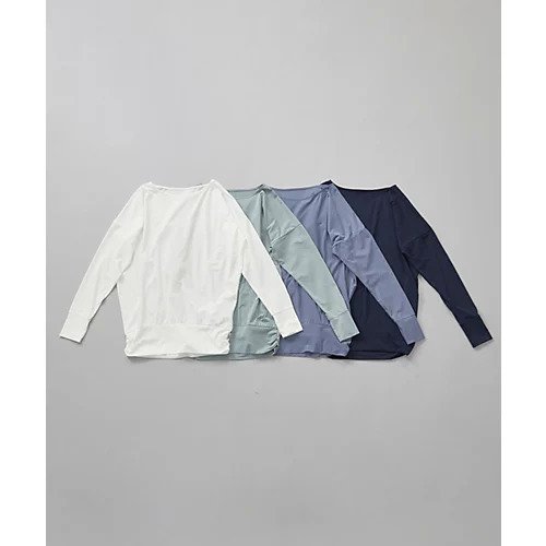 【ジュリエ/Julier】の【定番】ライトプライム ロングスリーブプルオーバー 人気、トレンドファッション・服の通販 founy(ファニー) 　ファッション　Fashion　レディースファッション　Fashion for Women　トップス・カットソー　Cut & Sew Tops　カジュアルプルオーバー・ニットトップス　Pullovers & Knit Tops / Casual Pullovers　スポーツウェア　Functional & Stylish Sportswear　インナー　Innerwear　コレクション　Collection, Seasonal Line　ストレッチ　Stretch, Stretchy Fabric　定番　Standard, Basic Item　なめらか　Smooth, Silky Texture　人気　Popular, Best Seller　長袖　Long Sleeve, Full Sleeve　フィット　Fit, Slim Fit　無地　Plain, Solid Color　ヨガ　Yoga, Yoga Wear　ラップ　Wrap, Wrap Design　ランニング　Running, Running Wear, Activewear, Jogging　リラックス　Relax, Relaxed Fit　ワーク　Workwear, Utility Style　other-2|ID: prp329100004639178 ipo3291000000033439349
