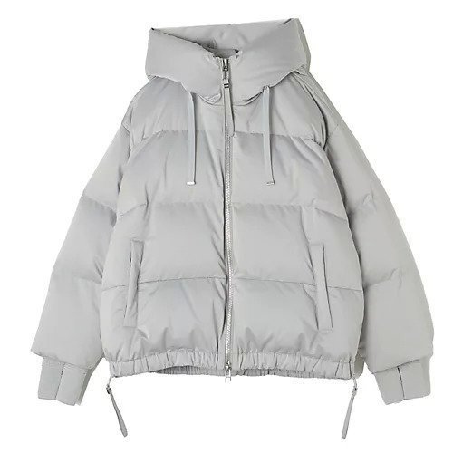 【デュノ/DUNO】のHEKA-M MESTRE/ダウンコート インテリア・キッズ・メンズ・レディースファッション・服の通販 founy(ファニー) 　ファッション　Fashion　レディースファッション　Fashion for Women　アウター　Coat / Outerwear Collection　コート・ロングコート・ピーコート　Long Coats, Peacoats & More　ダウンジャケット・軽量ダウン　Warm & Lightweight Down Jackets　洗える　Machine Washable　ショート　Short, Short Length　ジップ　Zip, Zipper　スリット　Slit, Slit Detail　ダウン　Down, Puffer　バランス　Balance, Style Balance　フォルム　Silhouette, Form　フロント　Front, Front Design　別注　Limited Edition, Custom Order　リブニット　Rib Knit, Ribbed Knit　冬　Winter / This Winter　エレガント 上品　Elegant　(別注)グレイッシュホワイト|ID: prp329100004639187 ipo3291000000033439402