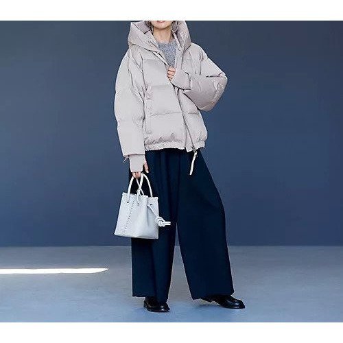 【エクラ/eclat】のHEKA-M MESTRE/ダウンコート 人気、トレンドファッション・服の通販 founy(ファニー) 　ファッション　Fashion　レディースファッション　Fashion for Women　アウター　Coat / Outerwear Collection　コート・ロングコート・ピーコート　Long Coats, Peacoats & More　ダウンジャケット・軽量ダウン　Warm & Lightweight Down Jackets　洗える　Machine Washable　ショート　Short, Short Length　ジップ　Zip, Zipper　スリット　Slit, Slit Detail　ダウン　Down, Puffer　バランス　Balance, Style Balance　フォルム　Silhouette, Form　フロント　Front, Front Design　別注　Limited Edition, Custom Order　リブニット　Rib Knit, Ribbed Knit　冬　Winter / This Winter　エレガント 上品　Elegant　other-2|ID: prp329100004639187 ipo3291000000033654589