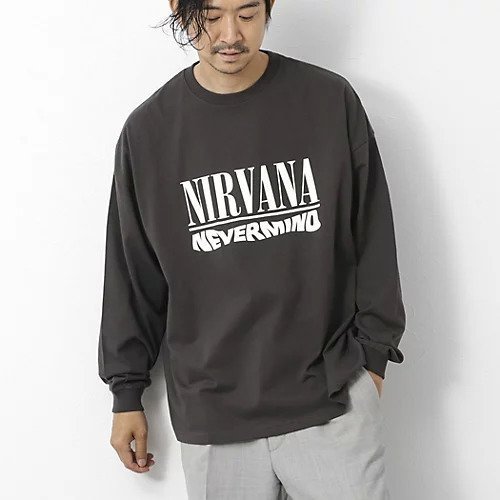 【ノーリーズ グッドマン/NOLLEY'S goodman / MEN】の【GOOD ROCK SPEED】別注 アーティスト/バンド プリントワイドロンT 25AW インテリア・キッズ・メンズ・レディースファッション・服の通販 founy(ファニー) https://founy.com/ ファッション Fashion メンズファッション Fashion for Men インナー Innerwear ヴィンテージ Vintage Style シンプル Simple, Minimal 長袖 Long Sleeve, Full Sleeve ビッグ Big, Oversized フロント Front, Front Design プリント Print, Printed Pattern 別注 Limited Edition, Custom Order モチーフ Motif, Design Theme ワイド Wide, Wide Fit ワーク Workwear, Utility Style 2025年 2025 2025-2026秋冬・A/W Autumn/Winter 2025–26 AW25–26 |ID: prp329100004639194 ipo3291000000033439447