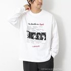 【ノーリーズ グッドマン/NOLLEY'S goodman / MEN】の【GOOD ROCK SPEED】別注 アーティスト/バンド プリントワイドロンT 25AW ホワイト|ID: prp329100004639194 ipo3291000000033439451