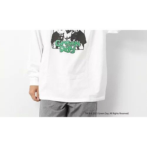 【ノーリーズ グッドマン/NOLLEY'S goodman / MEN】の【GOOD ROCK SPEED】別注 アーティスト/バンド プリントワイドロンT 25AW インテリア・キッズ・メンズ・レディースファッション・服の通販 founy(ファニー) 　ファッション　Fashion　メンズファッション　Fashion for Men　インナー　Innerwear　ヴィンテージ　Vintage Style　シンプル　Simple, Minimal　長袖　Long Sleeve, Full Sleeve　ビッグ　Big, Oversized　フロント　Front, Front Design　プリント　Print, Printed Pattern　別注　Limited Edition, Custom Order　モチーフ　Motif, Design Theme　ワイド　Wide, Wide Fit　ワーク　Workwear, Utility Style　2025年　2025　2025-2026秋冬・A/W　Autumn/Winter 2025–26 AW25–26　ホワイト系その他|ID: prp329100004639194 ipo3291000000033439453