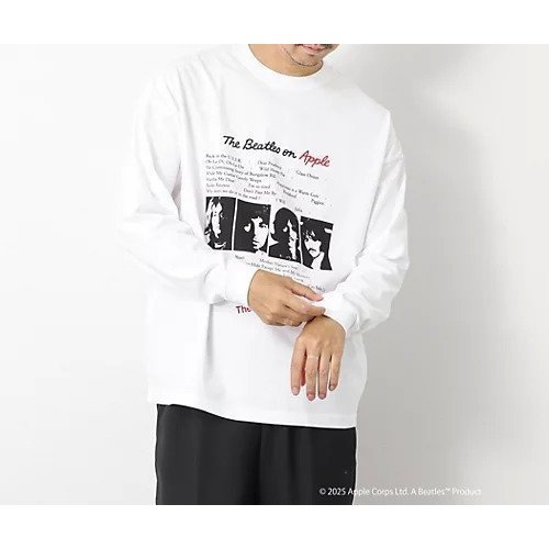 【ノーリーズ グッドマン/NOLLEY'S goodman / MEN】の【GOOD ROCK SPEED】別注 アーティスト/バンド プリントワイドロンT 25AW 人気、トレンドファッション・服の通販 founy(ファニー) 　ファッション　Fashion　メンズファッション　Fashion for Men　インナー　Innerwear　ヴィンテージ　Vintage Style　シンプル　Simple, Minimal　長袖　Long Sleeve, Full Sleeve　ビッグ　Big, Oversized　フロント　Front, Front Design　プリント　Print, Printed Pattern　別注　Limited Edition, Custom Order　モチーフ　Motif, Design Theme　ワイド　Wide, Wide Fit　ワーク　Workwear, Utility Style　2025年　2025　2025-2026秋冬・A/W　Autumn/Winter 2025–26 AW25–26　other-2|ID: prp329100004639194 ipo3291000000033439454