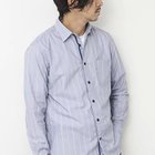【ノーリーズ グッドマン/NOLLEY'S goodman / MEN】のパラシュートボタン レギュラーカラーシャツ 25AW ブルー系その他|ID: prp329100004639203 ipo3291000000033439525
