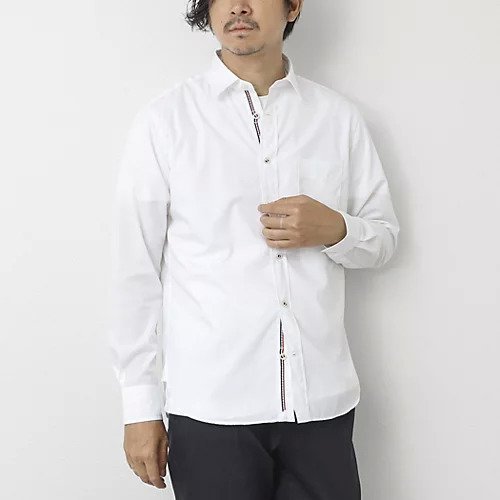 【ノーリーズ グッドマン/NOLLEY'S goodman / MEN】のパラシュートボタン レギュラーカラーシャツ 25AW 人気、トレンドファッション・服の通販 founy(ファニー) 　ファッション　Fashion　メンズファッション　Fashion for Men　インナー　Innerwear　カーディガン　Cardigan, Knitwear　シンプル　Simple, Minimal　ジャケット　Jacket, Outerwear　スマート　Smart, Elegant　デニム　Denim, Jeans Material　定番　Standard, Basic Item　なめらか　Smooth, Silky Texture　フロント　Front, Front Design　ブロード　Broadcloth, Fine Cotton　リボン　Ribbon, Bow　エレガント 上品　Elegant　2025年　2025　2025-2026秋冬・A/W　Autumn/Winter 2025–26 AW25–26　other-3|ID: prp329100004639203 ipo3291000000033439529