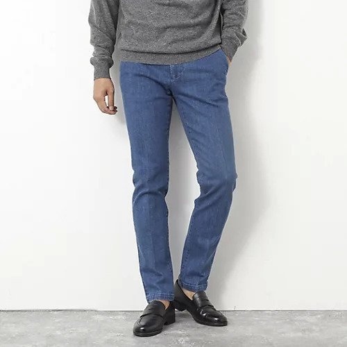 【ノーリーズ グッドマン/NOLLEY'S goodman / MEN】の12ozムラ糸ストレッチデニムスリムフィットPT 25AW インテリア・キッズ・メンズ・レディースファッション・服の通販 founy(ファニー) 　ファッション　Fashion　メンズファッション　Fashion for Men　ストレッチ　Stretch, Stretchy Fabric　スリム　Slim, Slim Fit　デニム　Denim, Jeans Material　おすすめ　Recommended / Our Picks　ビジネス 仕事 通勤　Business / Work / Commuting　2025年　2025　2025-2026秋冬・A/W　Autumn/Winter 2025–26 AW25–26　ブルー|ID: prp329100004639206 ipo3291000000033439544