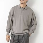 【ノーリーズ グッドマン/NOLLEY'S goodman / MEN】の14G成型 ウォッシャブル NSN長袖ポロニット 25AW グレーベージュ|ID: prp329100004639235 ipo3291000000033439732