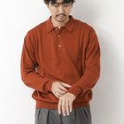 【ノーリーズ グッドマン/NOLLEY'S goodman / MEN】の14G成型 ウォッシャブル NSN長袖ポロニット 25AW レンガ|ID: prp329100004639235 ipo3291000000033439733