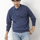 【ノーリーズ グッドマン/NOLLEY'S goodman / MEN】の14G成型 ウォッシャブル NSN長袖ポロニット 25AW グレイッシュブルー|ID: prp329100004639235 ipo3291000000033439734
