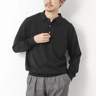 【ノーリーズ グッドマン/NOLLEY'S goodman / MEN】の14G成型 ウォッシャブル NSN長袖ポロニット 25AW ブラック|ID: prp329100004639235 ipo3291000000033439735