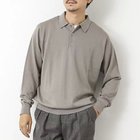 【ノーリーズ グッドマン/NOLLEY'S goodman / MEN】の14G成型 ウォッシャブル NSN長袖ポロニット 25AW グレーベージュ|ID: prp329100004639235 ipo3291000000034176163