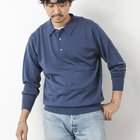 【ノーリーズ グッドマン/NOLLEY'S goodman / MEN】の14G成型 ウォッシャブル NSN長袖ポロニット 25AW グレイッシュブルー|ID: prp329100004639235 ipo3291000000034176167