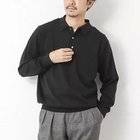 【ノーリーズ グッドマン/NOLLEY'S goodman / MEN】の14G成型 ウォッシャブル NSN長袖ポロニット 25AW ブラック|ID: prp329100004639235 ipo3291000000034176169