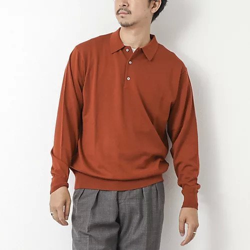 【ノーリーズ グッドマン/NOLLEY'S goodman / MEN】の14G成型 ウォッシャブル NSN長袖ポロニット 25AW 人気、トレンドファッション・服の通販 founy(ファニー) 　ファッション　Fashion　メンズファッション　Fashion for Men　インナー　Innerwear　ウォッシャブル　Machine Washable　クラシカル　Classical, Vintage-Inspired　シンプル　Simple, Minimal　ジャケット　Jacket, Outerwear　ドレス　Dress, One-Piece　長袖　Long Sleeve, Full Sleeve　リラックス　Relax, Relaxed Fit　ロング　Long, Long-Length　おすすめ　Recommended / Our Picks　エレガント 上品　Elegant　ビジネス 仕事 通勤　Business / Work / Commuting　2025年　2025　2025-2026秋冬・A/W　Autumn/Winter 2025–26 AW25–26　other-2|ID: prp329100004639235 ipo3291000000034176171