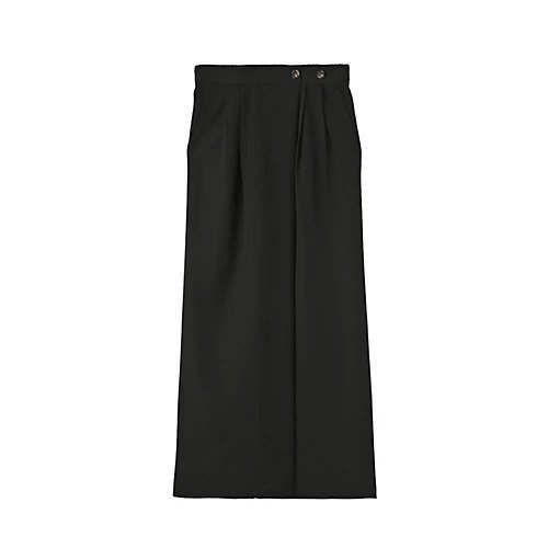 【スタイルデリ/STYLE DELI】の【Kana Oyama BLK001】スカート見えパンツ 人気、トレンドファッション・服の通販 founy(ファニー) 　ファッション　Fashion　レディースファッション　Fashion for Women　スカート　Skirts　クール　Cool, Chic　コラボ　Collaboration, Collab　ストレート　Straight, Straight Cut　スリット　Slit, Slit Detail　スーツ　Suit, Formalwear　デニム　Denim, Jeans Material　定番　Standard, Basic Item　バランス　Balance, Style Balance　ミックス　Mix, Mixed Style　ラップ　Wrap, Wrap Design　リラックス　Relax, Relaxed Fit　楽ちん　Easy Fit, Comfortable　ワイド　Wide, Wide Fit　冬　Winter / This Winter　おすすめ　Recommended / Our Picks　夏　Summer　旅行　Travel　エレガント 上品　Elegant　other-2|ID: prp329100004639278 ipo3291000000033440465