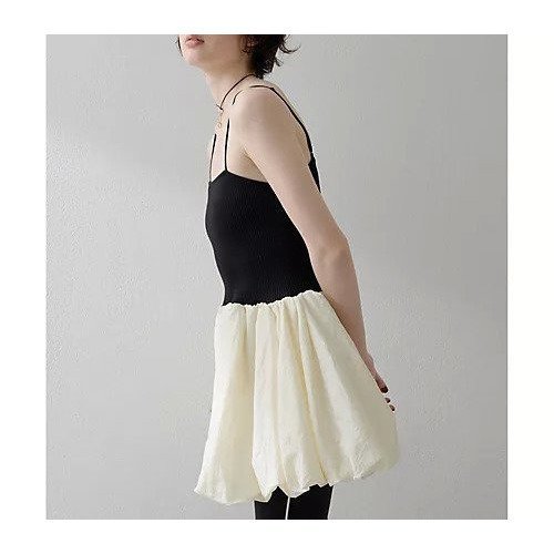 【ウィムガゼット/Whim Gazette】の【THE PAUSE】バルーンニットキャミ 人気、トレンドファッション・服の通販 founy(ファニー) 　ファッション　Fashion　レディースファッション　Fashion for Women　トップス・カットソー　Cut & Sew Tops　ニット　Knit Tops & Sweaters　キャミソール&ノースリーブ　Camisoles & Sleeveless Tops　ヴィンテージ　Vintage Style　キャミソール　Camisole, Spaghetti Strap Top　グラデーション　Gradient, Ombre　コンビ　Combo, Combination Style　ジャケット　Jacket, Outerwear　タフタ　Taffeta, Structured Fabric　ドッキング　Docking, Mixed Material　バルーン　Balloon, Balloon Silhouette　ワイド　Wide, Wide Fit　ワーク　Workwear, Utility Style　おすすめ　Recommended / Our Picks　2025年　2025　2025-2026秋冬・A/W　Autumn/Winter 2025–26 AW25–26　other-3|ID: prp329100004642558 ipo3291000000033486579