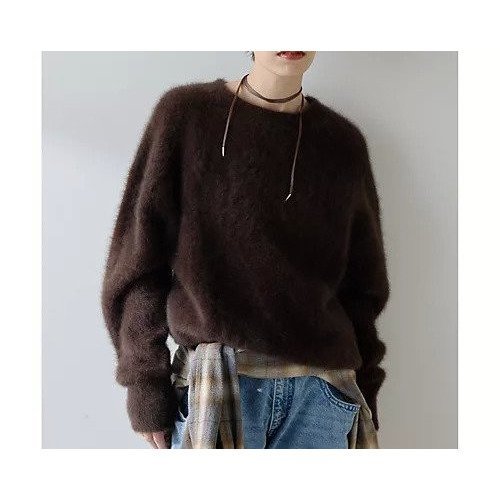 【ウィムガゼット/Whim Gazette】のファークループルオーバー 人気、トレンドファッション・服の通販 founy(ファニー) 　ファッション　Fashion　レディースファッション　Fashion for Women　トップス・カットソー　Cut & Sew Tops　カジュアルプルオーバー・ニットトップス　Pullovers & Knit Tops / Casual Pullovers　2025年　2025　2025-2026秋冬・A/W　Autumn/Winter 2025–26 AW25–26　クラシカル　Classical, Vintage-Inspired　コンパクト　Compact, Small Size　フォックス　Fox, Fox Fur　ボトム　Bottoms, Lower Wear　other-2|ID: prp329100004642563 ipo3291000000033486613