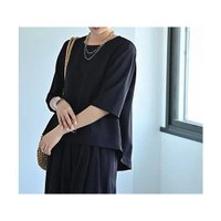 【スタイルデリ/STYLE DELI】の【Kana Oyama BLK001】セットアップトップス/DELI size 人気、トレンドファッション・服の通販 founy(ファニー) ファッション Fashion レディースファッション Fashion for Women トップス・カットソー Cut & Sew Tops セットアップ Matching Sets レディーストップス・ブラウス Tops & Blouses / Assorted Women's Tops カーディガン Cardigan, Knitwear コラボ Collaboration, Collab コレクション Collection, Seasonal Line シルバー Silver, Metallic Silver シンプル Simple, Minimal ジャケット Jacket, Outerwear ストレート Straight, Straight Cut スーツ Suit, Formalwear セットアップ Set-Up, Coordinated Outfit 長袖 Long Sleeve, Full Sleeve バランス Balance, Style Balance フォルム Silhouette, Form ラウンド Round, Round Neck リボン Ribbon, Bow ワイド Wide, Wide Fit 冬 Winter / This Winter 夏 Summer エレガント 上品 Elegant セレモニー Ceremony ビジネス 仕事 通勤 Business / Work / Commuting |ID:prp329100004642607
