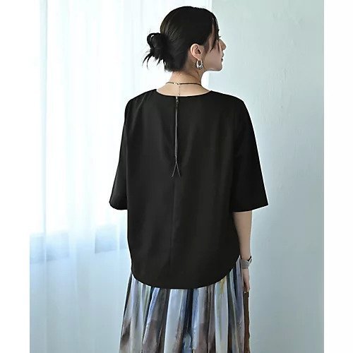 【スタイルデリ/STYLE DELI】の【Kana Oyama BLK001】セットアップトップス/DELI size 人気、トレンドファッション・服の通販 founy(ファニー) 　ファッション　Fashion　レディースファッション　Fashion for Women　トップス・カットソー　Cut & Sew Tops　セットアップ　Matching Sets　レディーストップス・ブラウス　Tops & Blouses / Assorted Women's Tops　カーディガン　Cardigan, Knitwear　コラボ　Collaboration, Collab　コレクション　Collection, Seasonal Line　シルバー　Silver, Metallic Silver　シンプル　Simple, Minimal　ジャケット　Jacket, Outerwear　ストレート　Straight, Straight Cut　スーツ　Suit, Formalwear　セットアップ　Set-Up, Coordinated Outfit　長袖　Long Sleeve, Full Sleeve　バランス　Balance, Style Balance　フォルム　Silhouette, Form　ラウンド　Round, Round Neck　リボン　Ribbon, Bow　ワイド　Wide, Wide Fit　冬　Winter / This Winter　夏　Summer　エレガント 上品　Elegant　セレモニー　Ceremony　ビジネス 仕事 通勤　Business / Work / Commuting　other-3|ID: prp329100004642607 ipo3291000000033487531