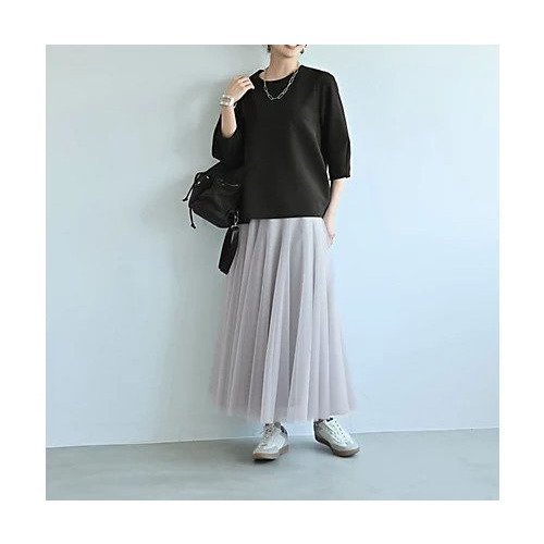 【スタイルデリ/STYLE DELI】の【Kana Oyama BLK001】バックシャツ生地トップス/DELI size 人気、トレンドファッション・服の通販 founy(ファニー) 　ファッション　Fashion　レディースファッション　Fashion for Women　トップス・カットソー　Cut & Sew Tops　シャツ・ブラウス・オフィスカジュアル　Elegant Blouses & Button-Ups　ギャザー　Gathered, Ruffled　コラボ　Collaboration, Collab　コレクション　Collection, Seasonal Line　シンプル　Simple, Minimal　ジョーゼット　Georgette, Semi-Sheer Fabric　スタイリッシュ　Stylish, Fashionable　ストライプ　Stripe, Striped Pattern　ストレッチ　Stretch, Stretchy Fabric　スニーカー　Sneakers, Trainers　ドレープ　Drape, Draping Fabric　バランス　Balance, Style Balance　フォルム　Silhouette, Form　フレア　Flare, Flared　A/W・秋冬　Autumn/Winter　夏　Summer　other-2|ID: prp329100004642608 ipo3291000000033487539