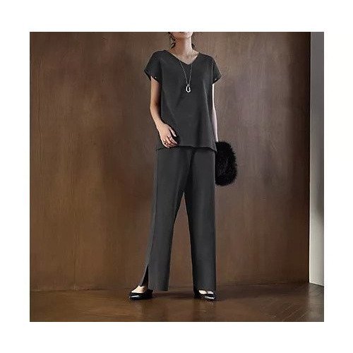 【スタイルデリ/STYLE DELI】の袖が外せる PUFFニットセットアップ 人気、トレンドファッション・服の通販 founy(ファニー) 　ファッション　Fashion　レディースファッション　Fashion for Women　トップス・カットソー　Cut & Sew Tops　ニット　Knit Tops & Sweaters　インナー　Innerwear　エアリー　Airy Texture　秋　Autumn　カットソー　Cut and Sewn Top　軽量　Lightweight, Ultra Light　シンプル　Simple, Minimal　スウェット / スエット　Sweatshirt, Sweatwear　ストレート　Straight, Straight Cut　スリット　Slit, Slit Detail　スリーブ　Sleeve, Long Sleeve / Short Sleeve　セットアップ　Set-Up, Coordinated Outfit　タイツ　Tights, Legwear　デコルテ　Décolleté, Neckline　バランス　Balance, Style Balance　パジャマ　Pajamas, Sleepwear　フォルム　Silhouette, Form　フレンチ　French, French Style　ベスト　Vest, Waistcoat　ポケット　Pocket, Pocket Detail　防寒　Cold Protection, Winter-Ready　リラックス　Relax, Relaxed Fit　ループ　Loop, Loop Knit　レギンス　Leggings, Stretch Pants　ワイド　Wide, Wide Fit　夏　Summer　other-2|ID: prp329100004642609 ipo3291000000035919193