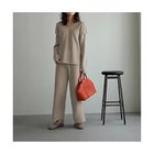 【スタイルデリ/STYLE DELI】の袖が外せる PUFFニットセットアップ グレージュ|ID: prp329100004642609 ipo3291000000036282549