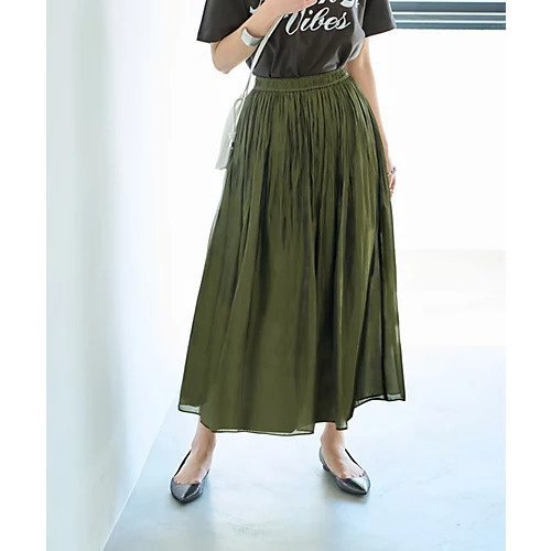 【スタイルデリ/STYLE DELI】の【LUXE】メタリックサテンギャザースカート 人気、トレンドファッション・服の通販 founy(ファニー) 　ファッション　Fashion　レディースファッション　Fashion for Women　スカート　Skirts　エアリー　Airy Texture　オーガンジー　Organza Fabric　春　Spring　ギャザー　Gathered, Ruffled　サテン　Satin, Glossy Fabric　サンダル　Sandals, Summer Shoes　シアー　Sheer, See-Through　シルバー　Silver, Metallic Silver　シンプル　Simple, Minimal　スウェット / スエット　Sweatshirt, Sweatwear　スニーカー　Sneakers, Trainers　スリット　Slit, Slit Detail　パーカー　Hoodie, Parka　ポケット　Pocket, Pocket Detail　ループ　Loop, Loop Knit　A/W・秋冬　Autumn/Winter　S/S・春夏　SS, Spring/Summer, Warm Season　夏　Summer　エレガント 上品　Elegant　 other-1|ID: prp329100004642611 ipo3291000000033487558
