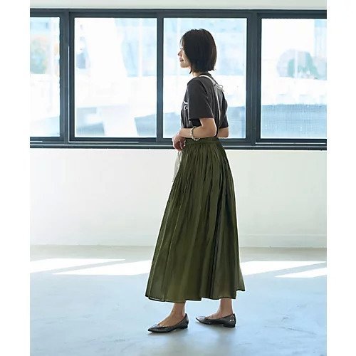 【スタイルデリ/STYLE DELI】の【LUXE】メタリックサテンギャザースカート 人気、トレンドファッション・服の通販 founy(ファニー) 　ファッション　Fashion　レディースファッション　Fashion for Women　スカート　Skirts　エアリー　Airy Texture　オーガンジー　Organza Fabric　春　Spring　ギャザー　Gathered, Ruffled　サテン　Satin, Glossy Fabric　サンダル　Sandals, Summer Shoes　シアー　Sheer, See-Through　シルバー　Silver, Metallic Silver　シンプル　Simple, Minimal　スウェット / スエット　Sweatshirt, Sweatwear　スニーカー　Sneakers, Trainers　スリット　Slit, Slit Detail　パーカー　Hoodie, Parka　ポケット　Pocket, Pocket Detail　ループ　Loop, Loop Knit　A/W・秋冬　Autumn/Winter　S/S・春夏　SS, Spring/Summer, Warm Season　夏　Summer　エレガント 上品　Elegant　other-3|ID: prp329100004642611 ipo3291000000033487563