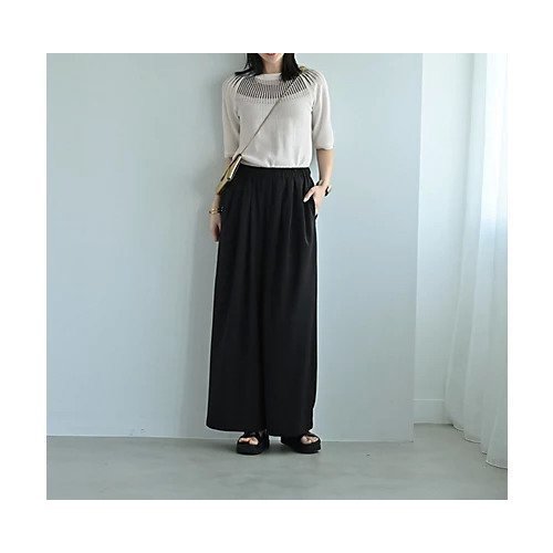 【スタイルデリ/STYLE DELI】の【Kana Oyama BLK001】セットアップパンツ/DELI size 人気、トレンドファッション・服の通販 founy(ファニー) 　ファッション　Fashion　レディースファッション　Fashion for Women　セットアップ　Matching Sets　レディースパンツ・ボトムス　Pants & Trousers / Bottoms　ギャザー　Gathered, Ruffled　コラボ　Collaboration, Collab　コレクション　Collection, Seasonal Line　シンプル　Simple, Minimal　ストレート　Straight, Straight Cut　スニーカー　Sneakers, Trainers　スーツ　Suit, Formalwear　セットアップ　Set-Up, Coordinated Outfit　ドレープ　Drape, Draping Fabric　フォルム　Silhouette, Form　フロント　Front, Front Design　ポケット　Pocket, Pocket Detail　ループ　Loop, Loop Knit　ワイド　Wide, Wide Fit　冬　Winter / This Winter　夏　Summer　エレガント 上品　Elegant　セレモニー　Ceremony　ビジネス 仕事 通勤　Business / Work / Commuting　other-2|ID: prp329100004642612 ipo3291000000033487570
