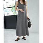 【スタイルデリ/STYLE DELI】のヘンリーネックリブ生地フレアワンピース チャコール|ID: prp329100004643655 ipo3291000000033499087