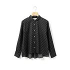 【ミディウミ/MidiUmi】のドット柄ダッチカラーシャツ ブラック|ID: prp329100004644416 ipo3291000000036044388